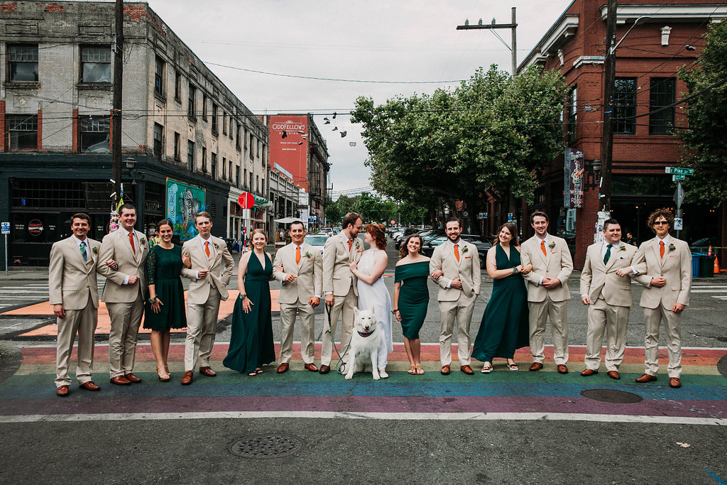 Bridal Party in Capitol Hill
